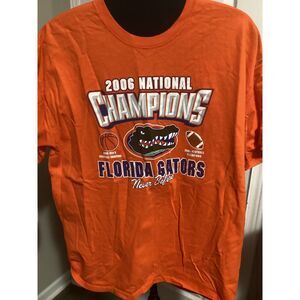 Men's XL 2006 national champions Florida Gators basketball football